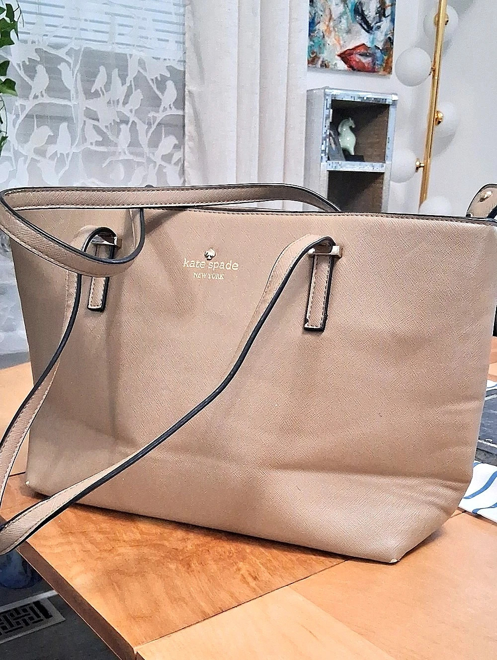 Kate Spade Saffiano Tote in Brown